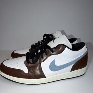 Jordan Air Jordan 1 Low SE Men's Sneakers Brown/Blue Grey FQ7832-142